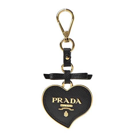 prada purse charms|prada saffiano keychain.